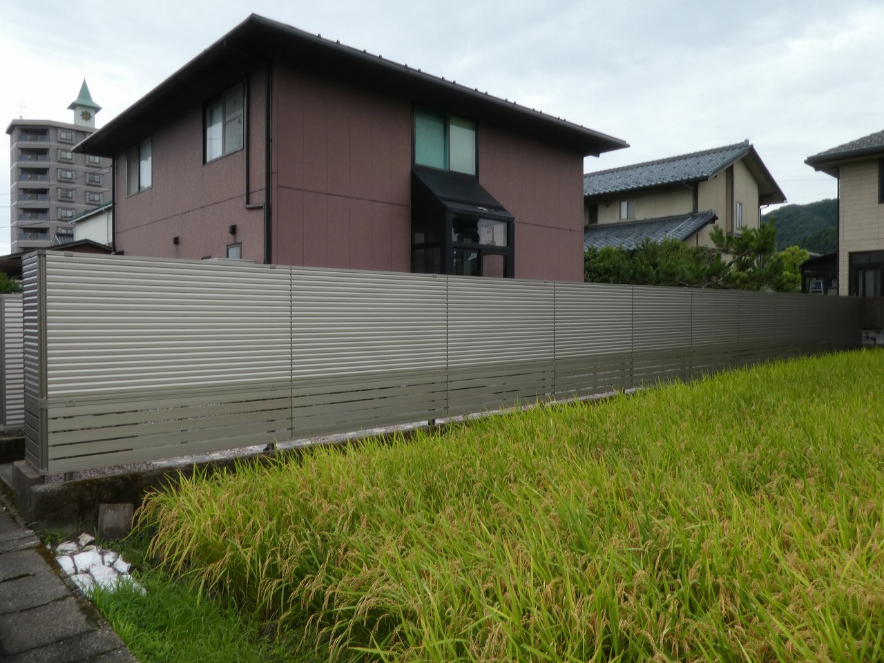 屋敷邸フェンス工事